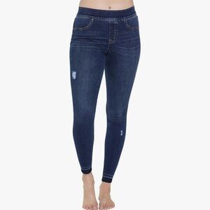 Spanx Women distressed denim Leggings size‎ M